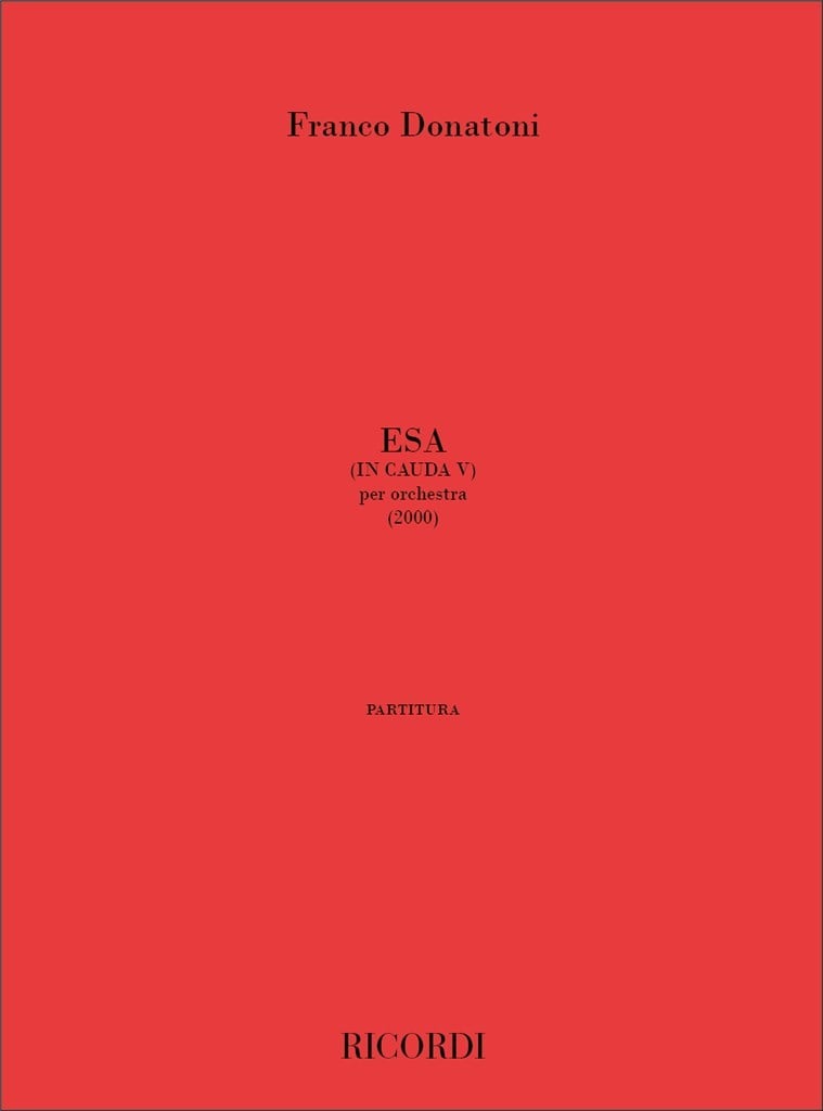 Esa (In Cauda V)